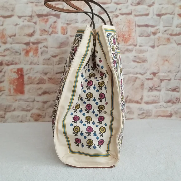 New Tory Burch Ella Printed Tote - Picture 2 of 13